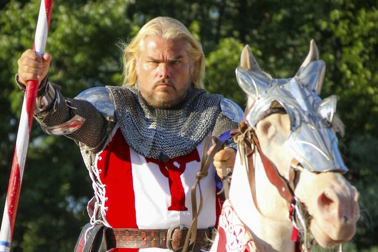 The White Knight at the Pennsylvania Renaissance Faire.