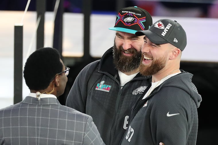 In a Super Bowl rematch, it will be another battle of the Kelce brothers.