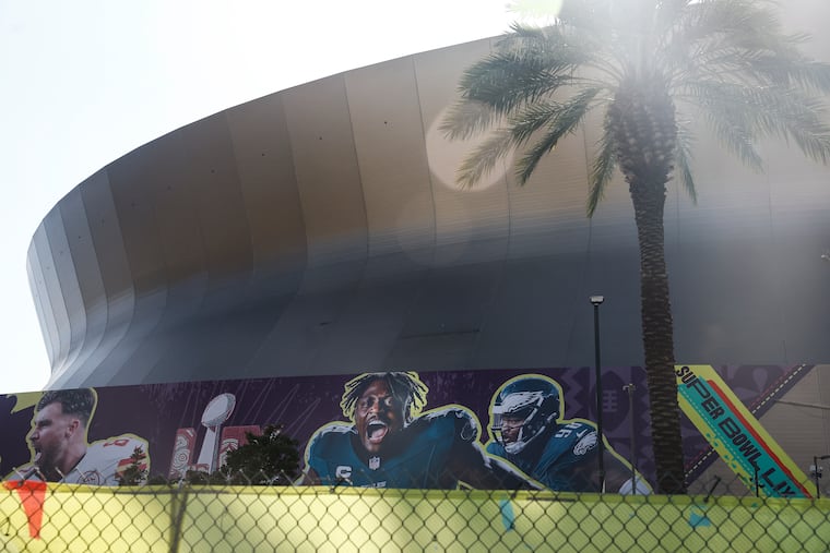 Sunday's Eagles-Chiefs game will be the 11 Super Bowl to be held in Caesars Superdome in New Orleans. 