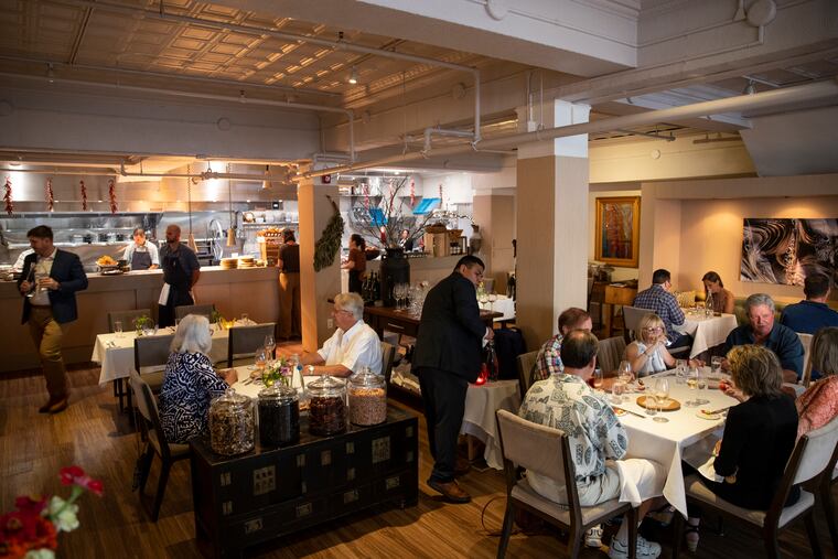 The bustling dining room at Andiario in West Chester, Pa. on Thursday, Aug. 17, 2023.