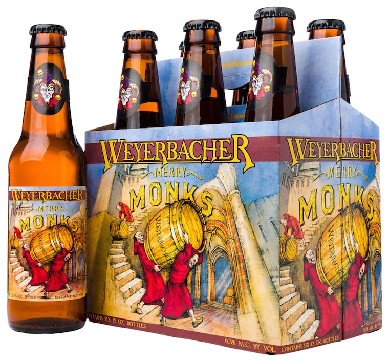 Merry Monks Belgian-style tripel from Weyerbacher Brewing in Easton, PA.