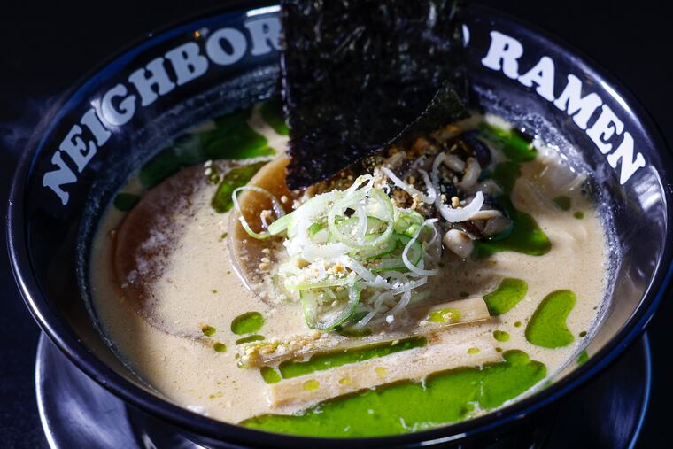 Neighborhood Ramen, with Yasai Paitan. Monday, January 15, 2024.