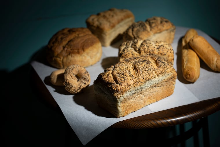 An assortment of gluten free breads at Taffets Bakery and Store in the Italian Market section of Philadelphia, Pa. on Tuesday, April 9, 2024.